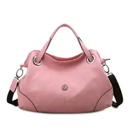 奥巴oba春夏系列2018欧美时尚手提斜挎多用女包浅粉红色