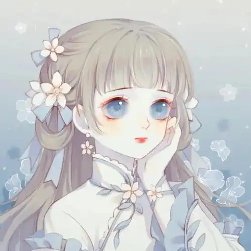 超精美古风动漫头像你是藏在云层里的月亮