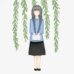 四季穿搭套裙女孩插画图片素材其他格式下载动漫人物大全