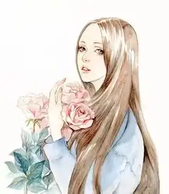 唯美可爱系的头像少女