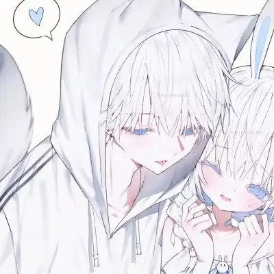 情侣头像双人两张动漫