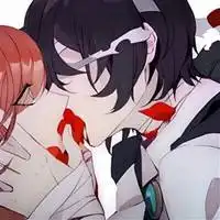 动漫帅气基友头像两张一组微信头像图片大全