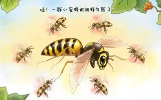 勤劳的小蜜蜂配字图片