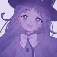 卡通头像女生可爱萌紫色系紫色可爱卡通女生头像超萌