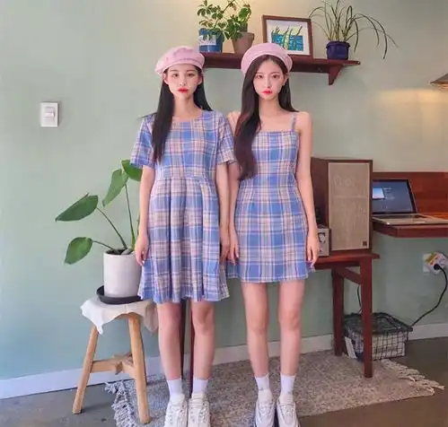 又被闺蜜装惊艳到这对闺蜜的夏日清新搭配,每一套都好看