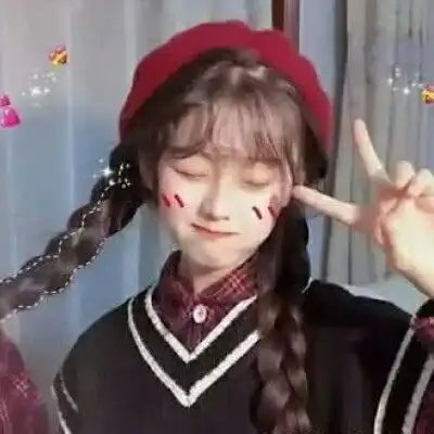 可爱女生头像真人,水清不似你目澈的妹子