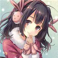 大眼萌妹子卡通头像图片壁纸微信头像图片大全