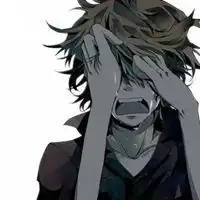 动漫男生伤感头像动漫男生伤感淋雨哭泣的头像