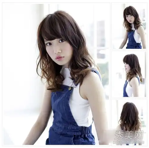 圆脸适合长发百搭16岁以上瘦脸