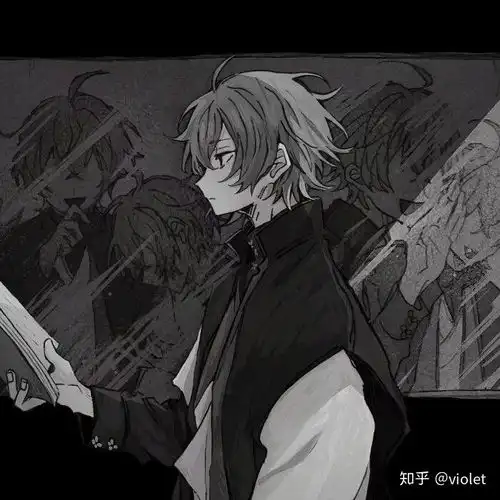 男头像暗色系动漫