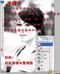 photoshop把普通小姑娘的照片制作成黑白水墨画效果6