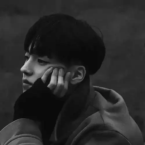 黑色系列头像男黑白