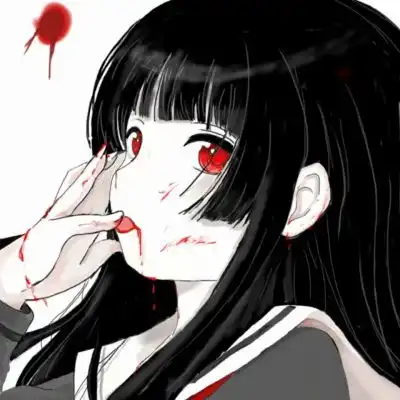 汐颜动漫女头病娇猎奇丧