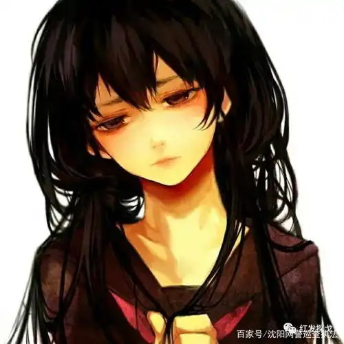 抑郁系头像动漫女生伤感