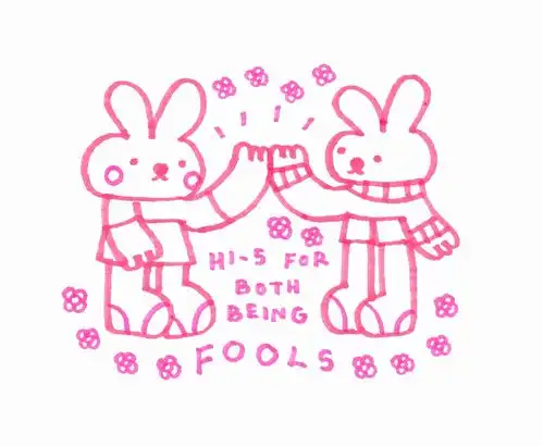 大家有没有这一系列背景图,还有一个粉色的兔子