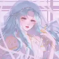 动漫女生头像唯美梦幻蓝