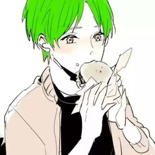 绿色系q版头像初体验