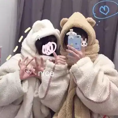 头像情侣真人萌系闺蜜