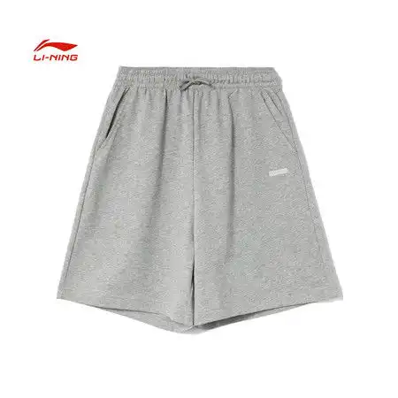 李宁lining运动时尚系列女子宽松休闲舒适短卫裤2021年夏季aksr604