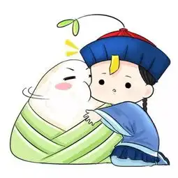 僵小鱼卡通头像粽子