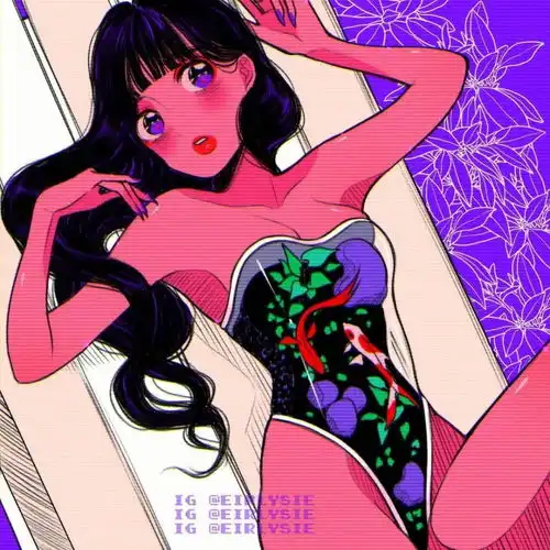 插画师粉色系少女插画专业户onion