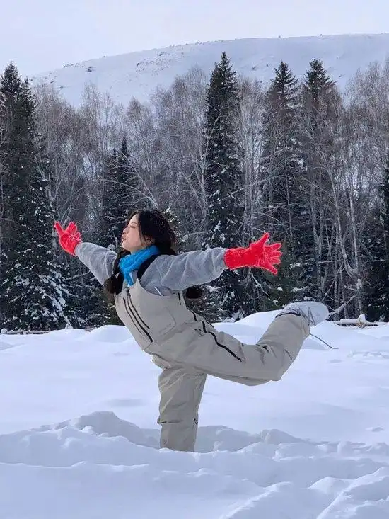 下雪天拍照氛围感来看看刘诗诗白鹿同款雪景照怎么拍