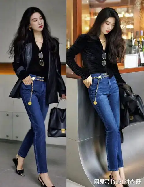 终于知道黑色系穿搭为什么这么受欢迎,显瘦又高级,适合奔四女人