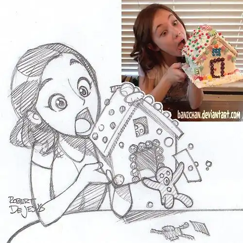 插画师robertdejesus将真人绘制成q版漫画肖像