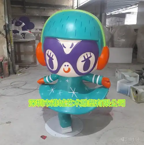 微信头像女卡通可爱雕塑