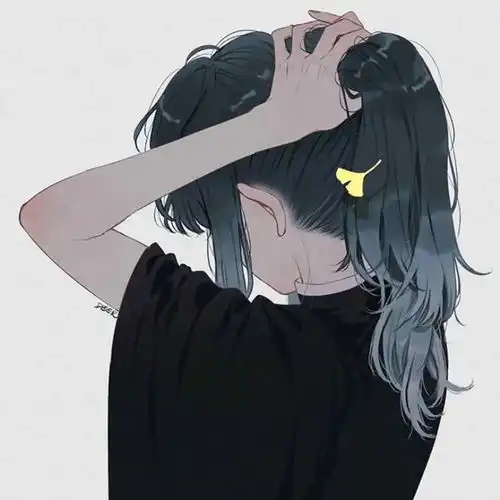 白色系闺蜜头像古风白边