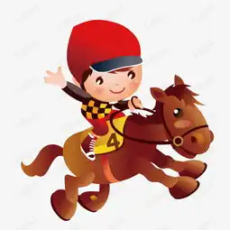 卡通骑马男孩素材图片免费下载高清卡通手绘psd千库网图片编号6624035
