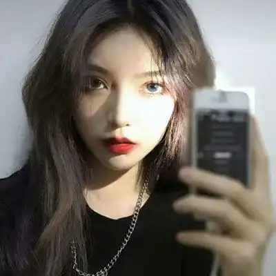 暗黑系女头像霸气