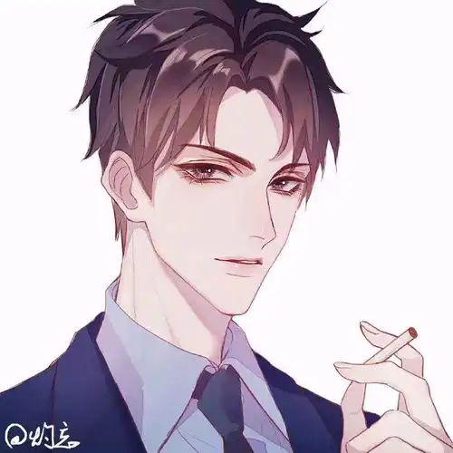 动漫黑白男头像骆闻舟