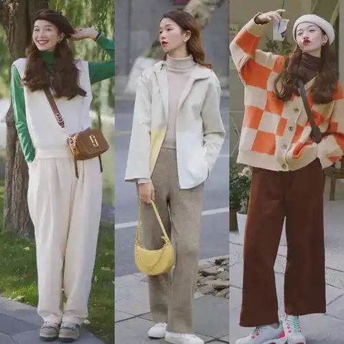 冬天穿阔腿裤,搭对上衣鞋子更加分教你几个穿搭技巧