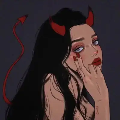 唐崎夜雨好看的二次元女生头像
