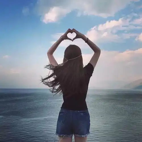 不露脸背影头像