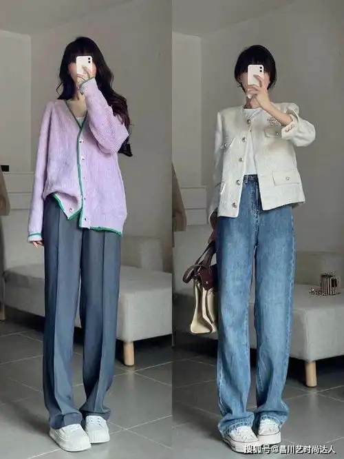 拒绝花里胡哨降温以后,穿衣越淡雅越显高级