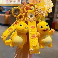 艾布与棉花男士钥匙包abutmifa艾布与棉花变色龙熊汽车用钥匙扣挂件男士高档钥匙链网红精致女生书包挂饰品多少钱