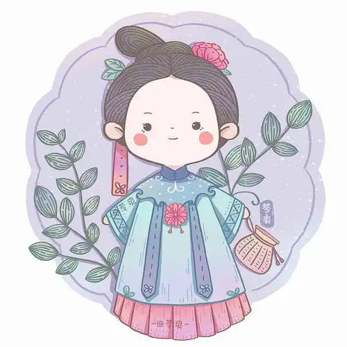 古风小姐姐简笔画