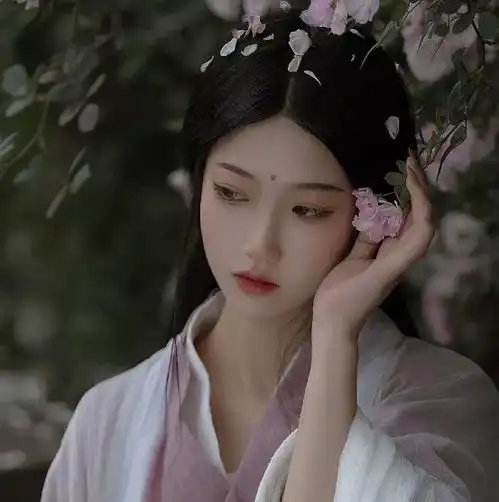 古风人物真人头像女