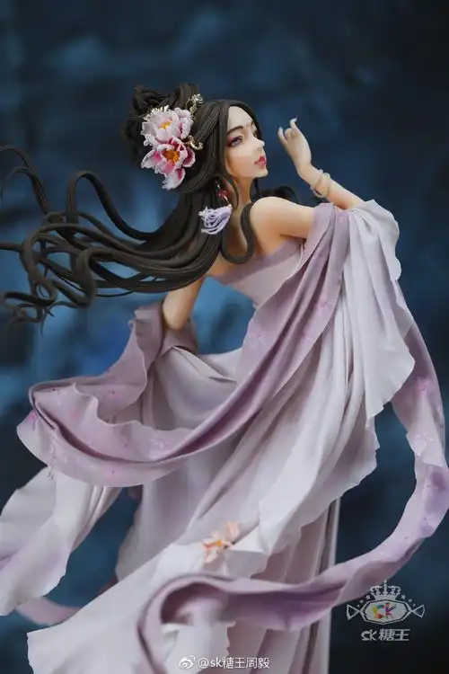 sk糖王翻糖人偶作品回眸一笑百媚生