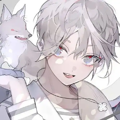 拒绝不了就大方为白发男头心动吧