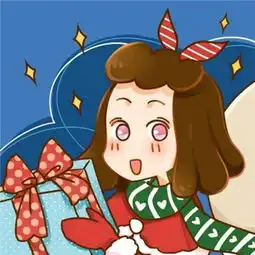 圣诞情侣动漫头像精选相随一个圣诞愿以后有你陪伴