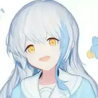 动漫女生头像唯美蓝白浅蓝色系动漫女生头像