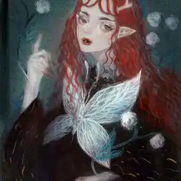 诡异重口动漫女生头像病娇图片很血腥又唯美的油画