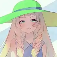 女生带绿帽子头像戴着绿色帽子的女生头像