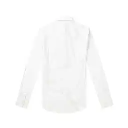 男装2016秋季男士修身型白色斯文长袖衬衫63103074