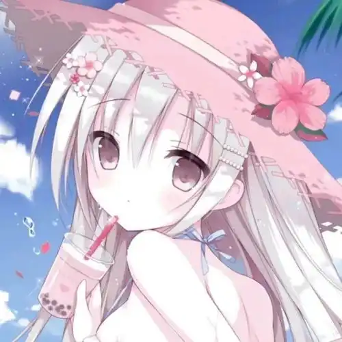 最近很火的浅色系动漫女生头像
