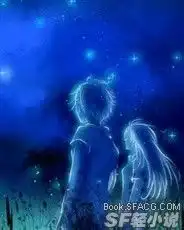 少男少女在星空下的图片动漫