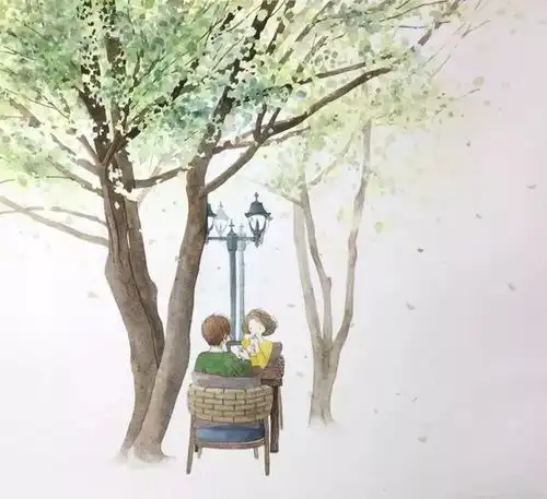 文艺复古手绘森系头像